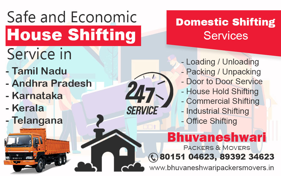 Bhuvaneshwari Packers and Movers - House Shifting and Relocating Service in Madipakkam, Chennai